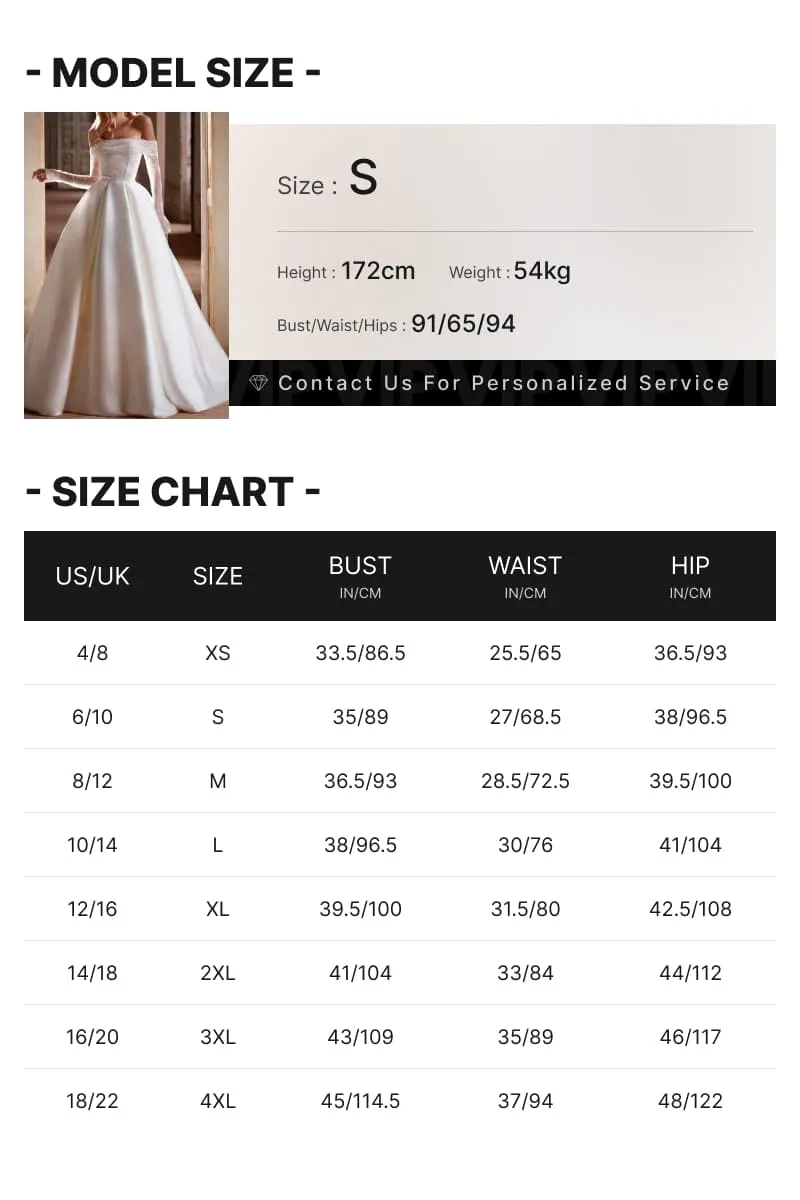 A-line White Glitter Wedding Dress | Sparkle Princess Gowns