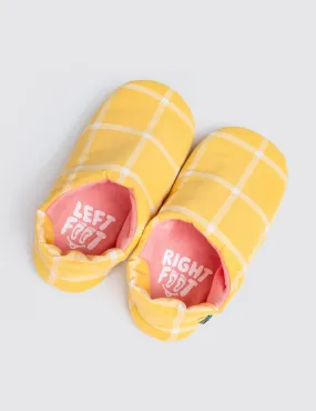 Banana Grid Slippers