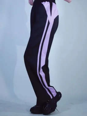 Black and Purple Sweat Pants
