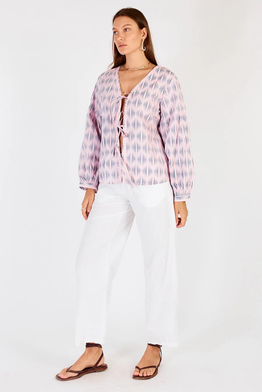 Cowgirl Mano Tie Shirt Musk