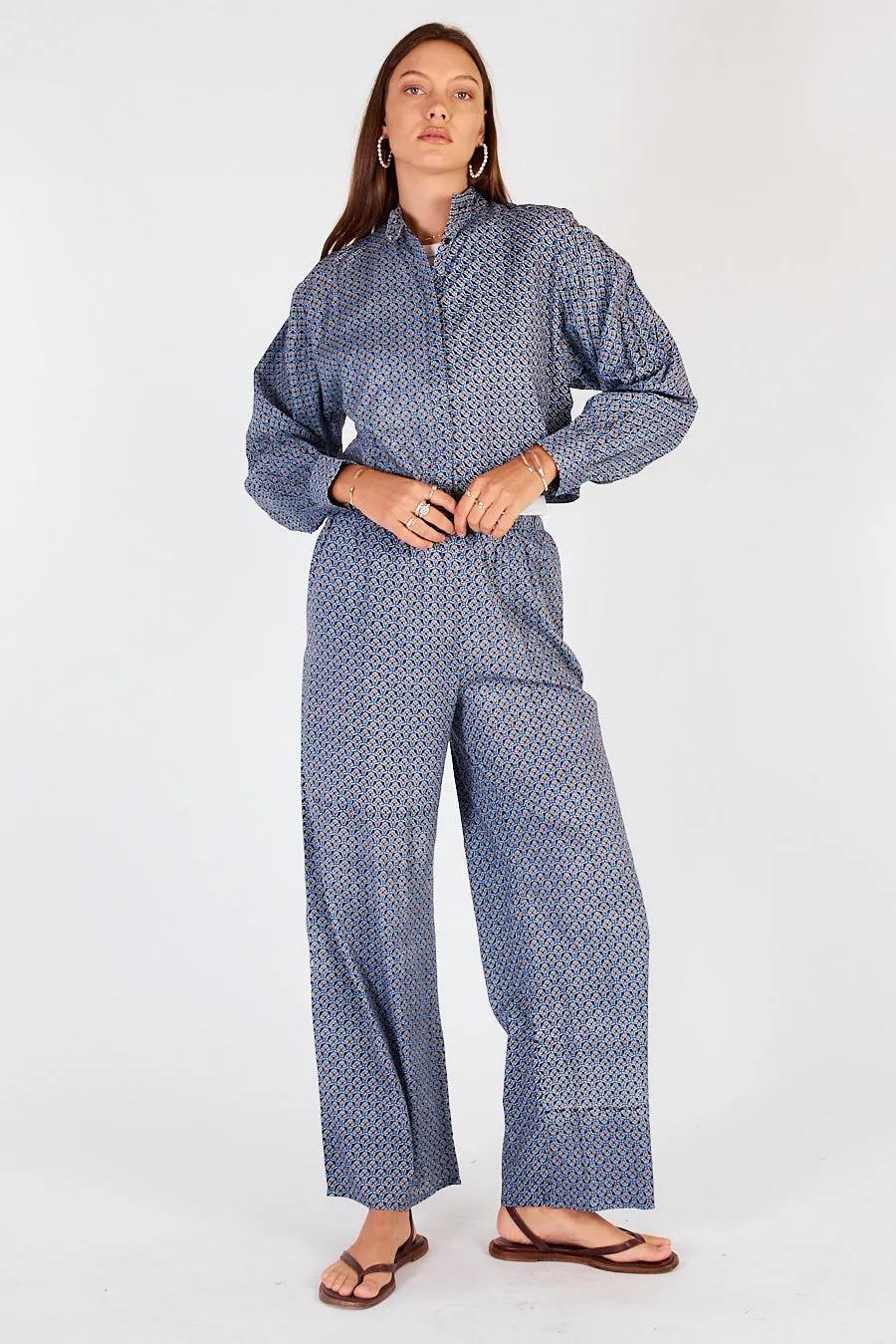 Cowgirl Surfer Aava Shirt Navy