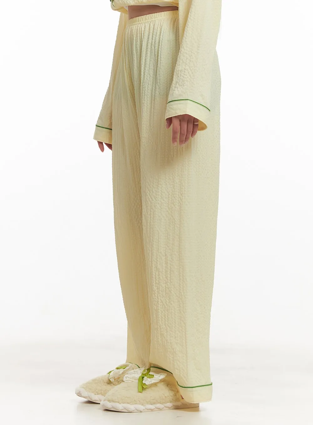 Cozy Buttoned Pajama Set IM504