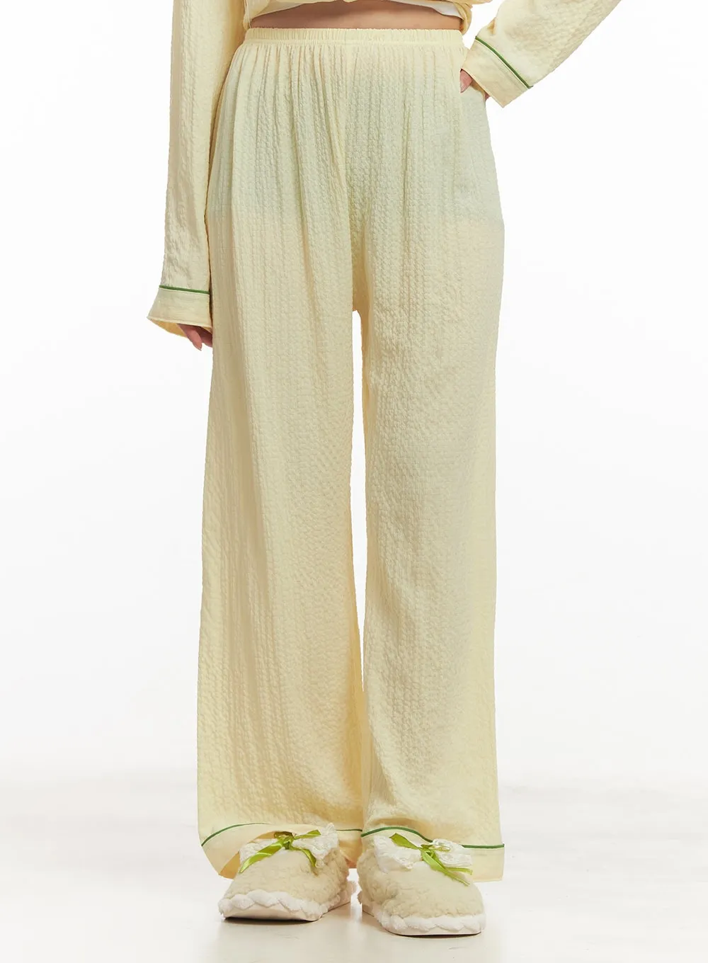 Cozy Buttoned Pajama Set IM504