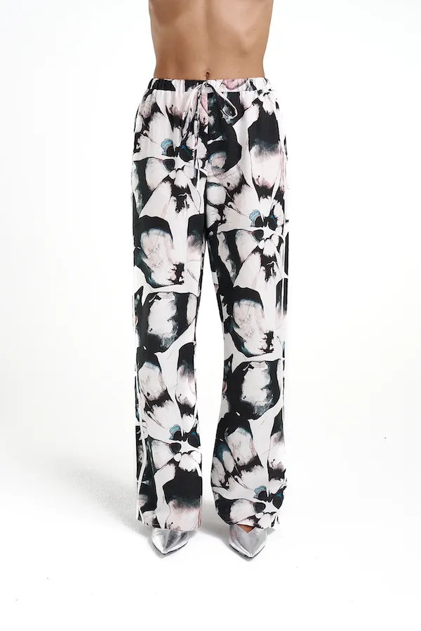 ELASTIC PANT W/ STRIPE