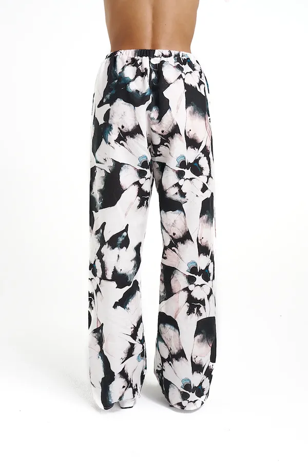 ELASTIC PANT W/ STRIPE