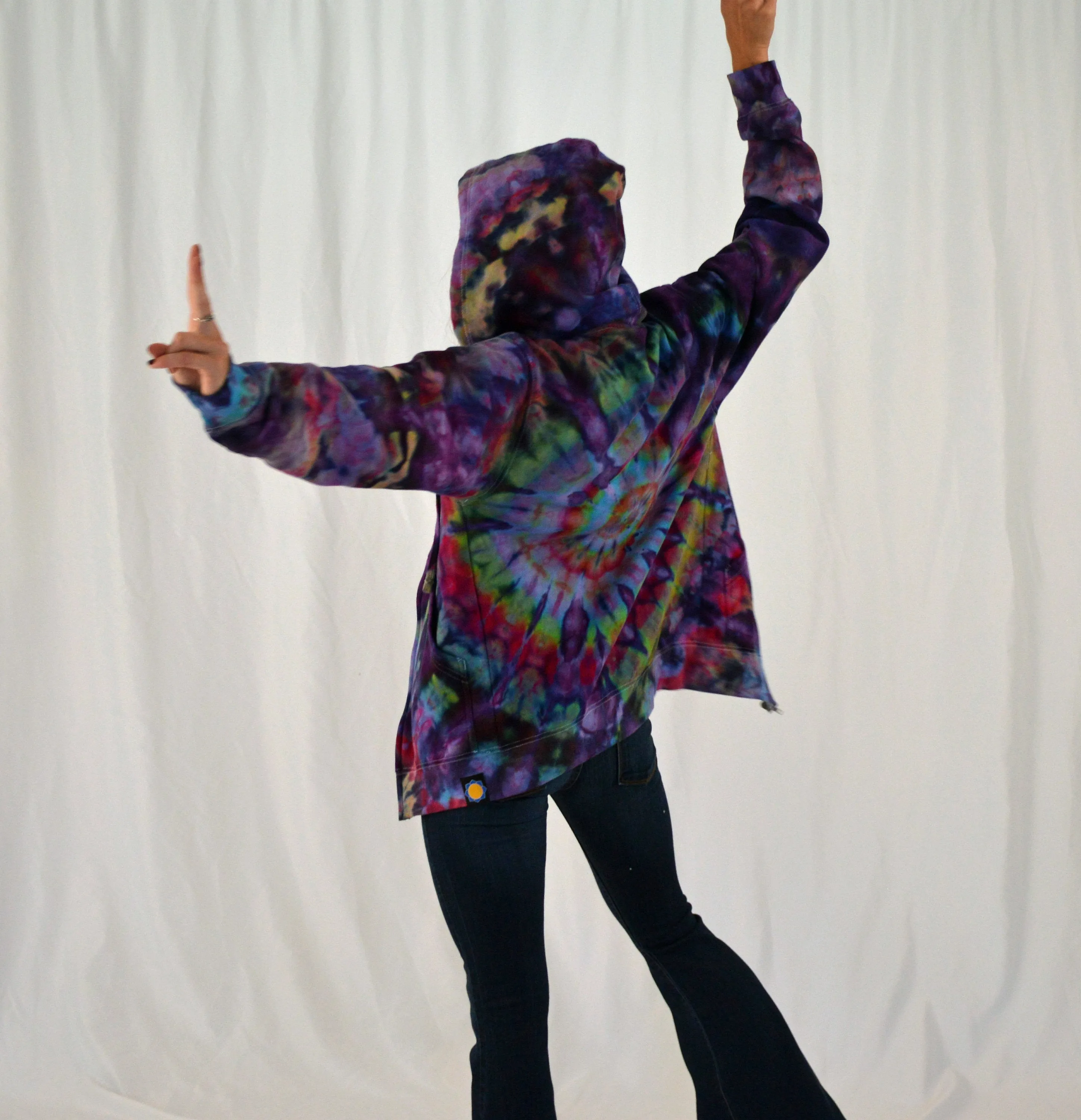 Hoodie | Purple Rainbow Swirl