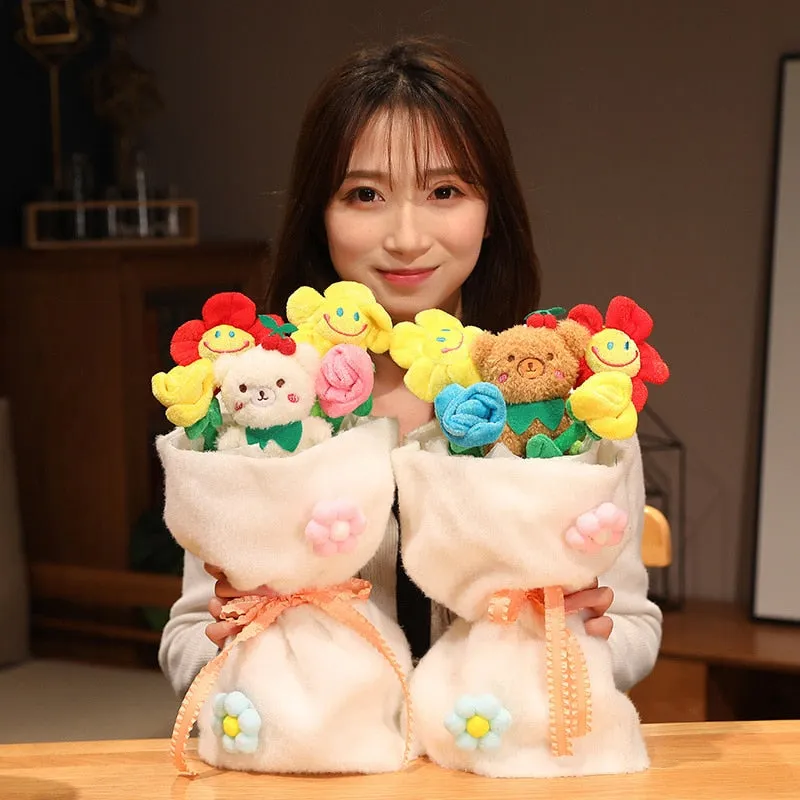 Kawaii  Cartoon Flower Bouquet Gift