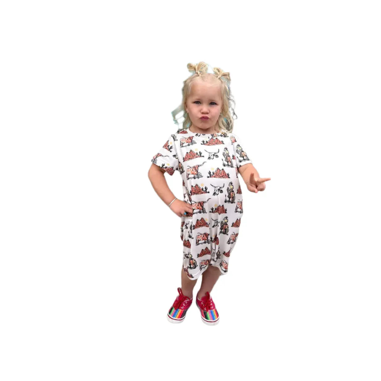 Kid's Unisex Rowdy Crowd Onesie West Texas