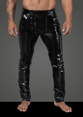 Men's long pants elastic PVC
