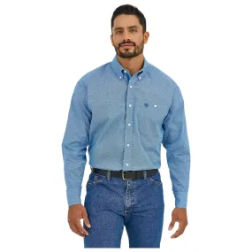 Men's Wrangler George Strait™ Long Sleeve Button Down One Pocket Shirt 112365377