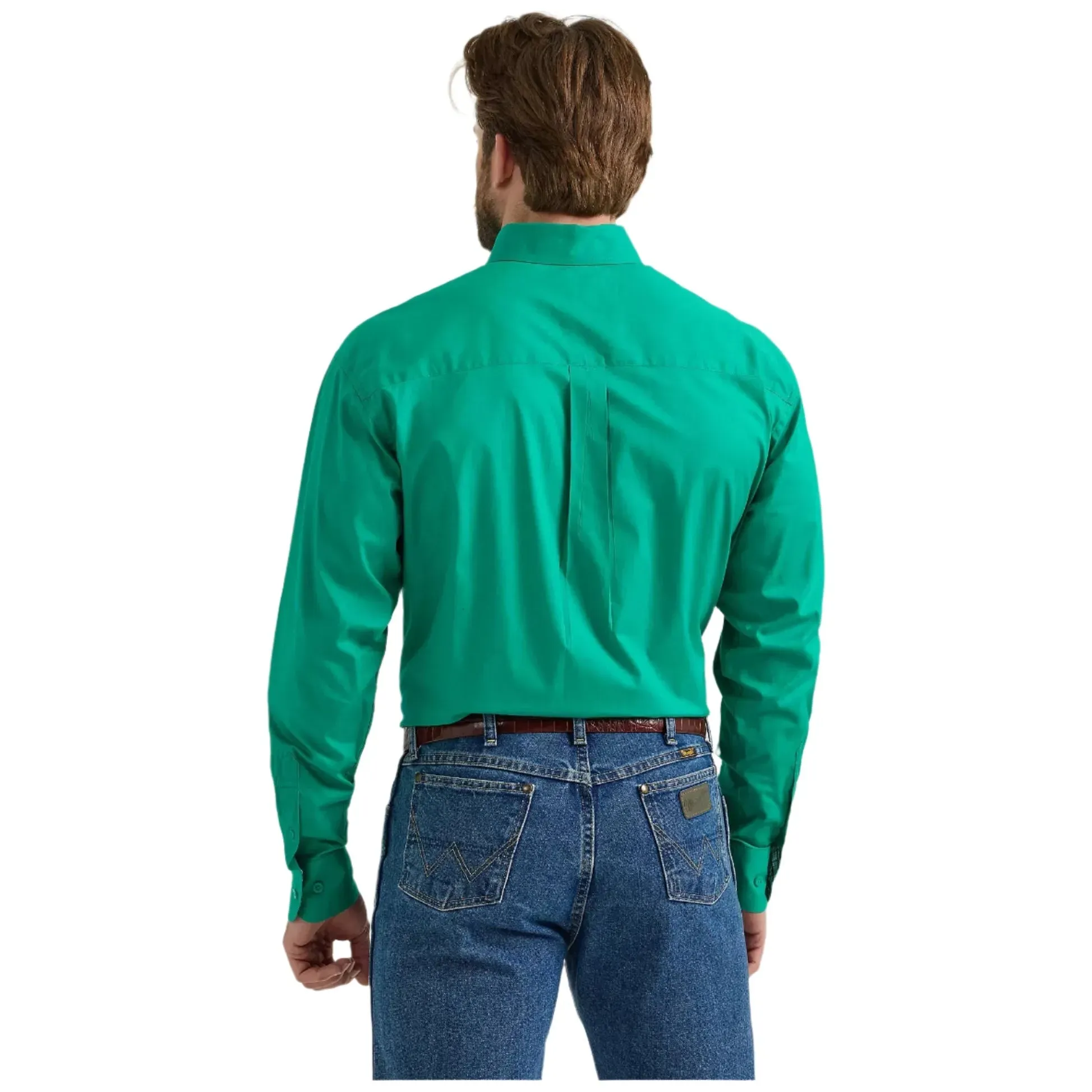 Men's Wrangler® George Strait One Pocket Long Sleeve Shirt 112352735