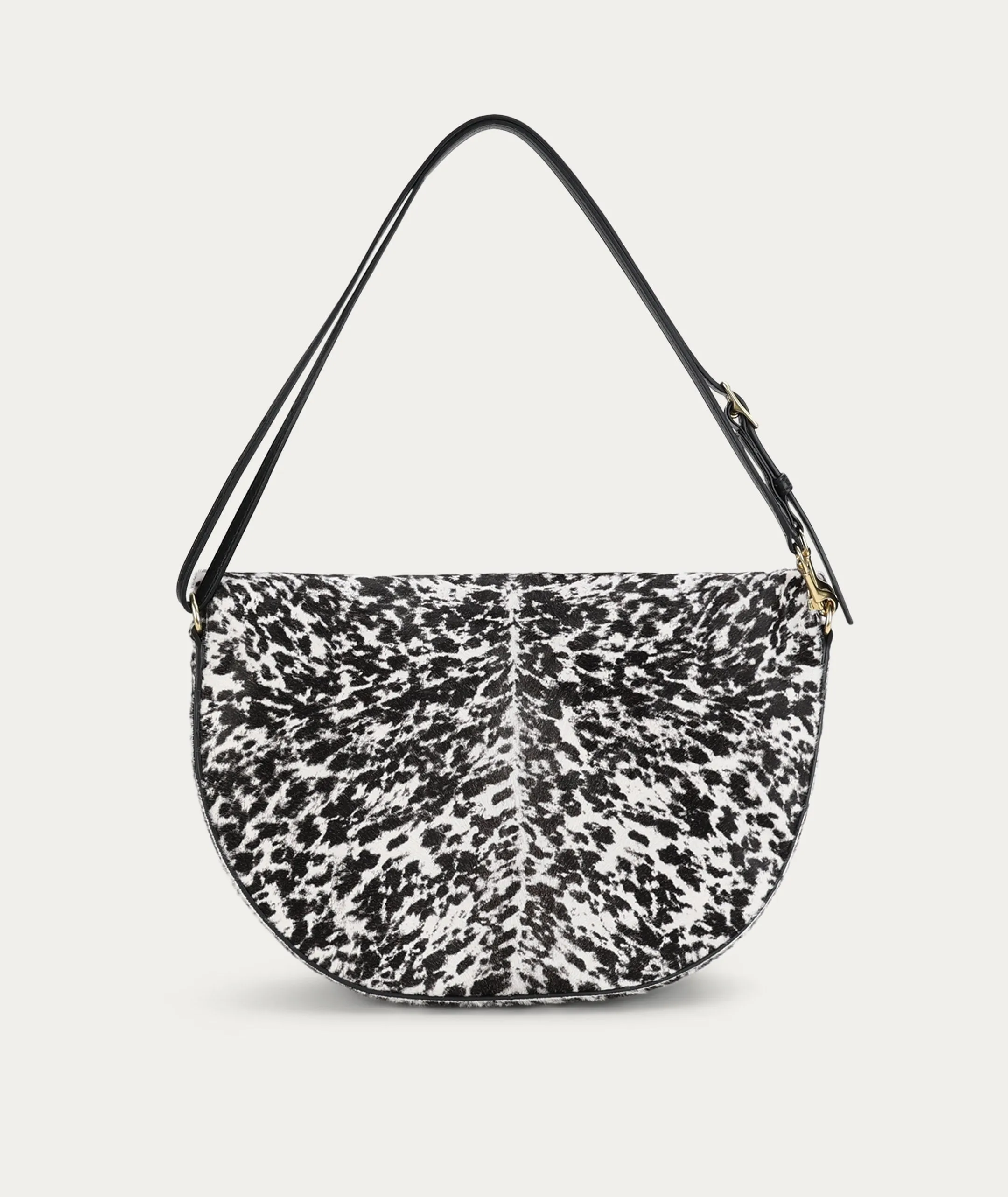 Mr Leopard - Graphite Calf Hair