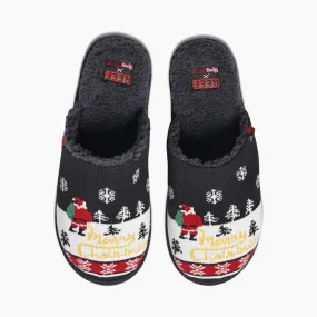 Reef Mens Tipsy Elves Slippers Yellow Snow