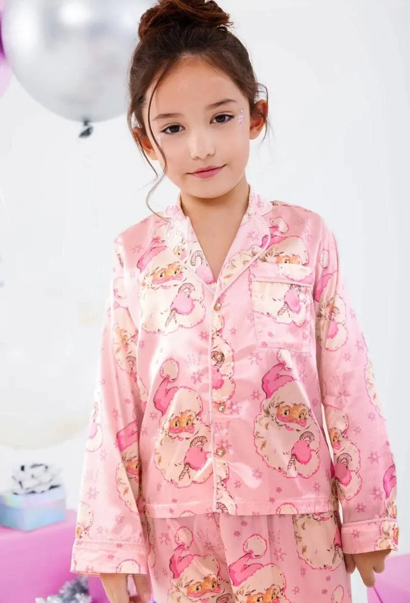 Santa Love Silk Set - Girls