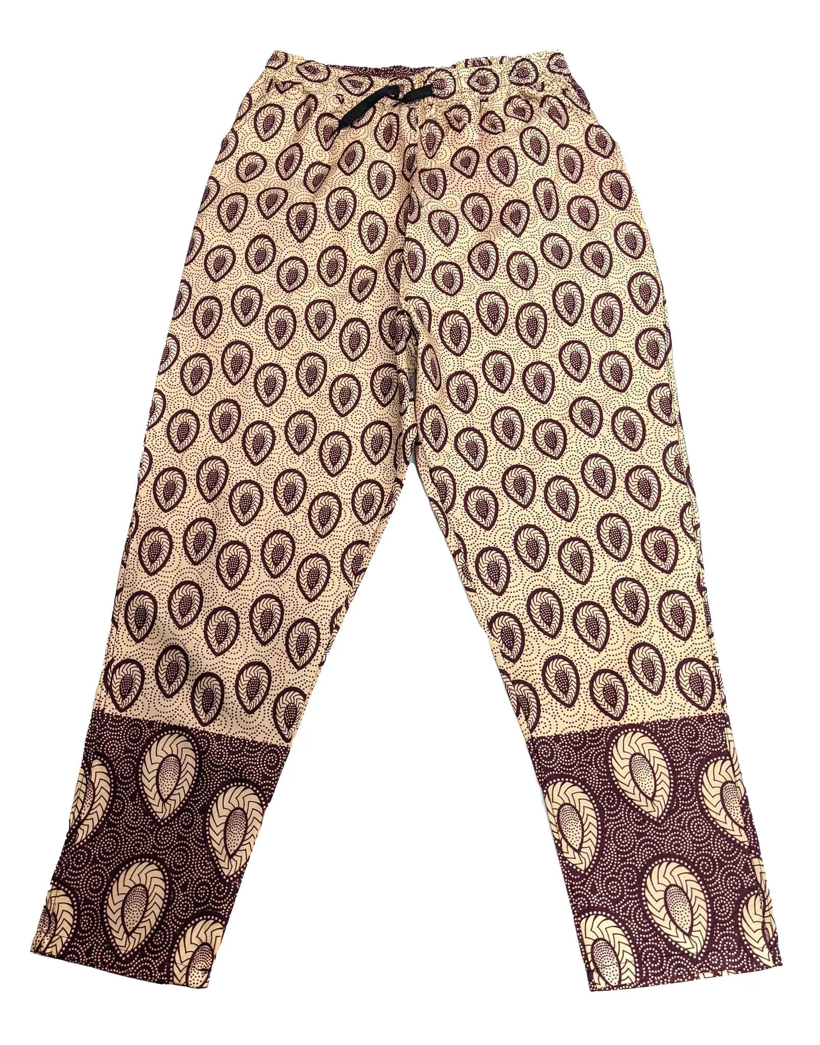 Shades Of Brown Ankara Pants