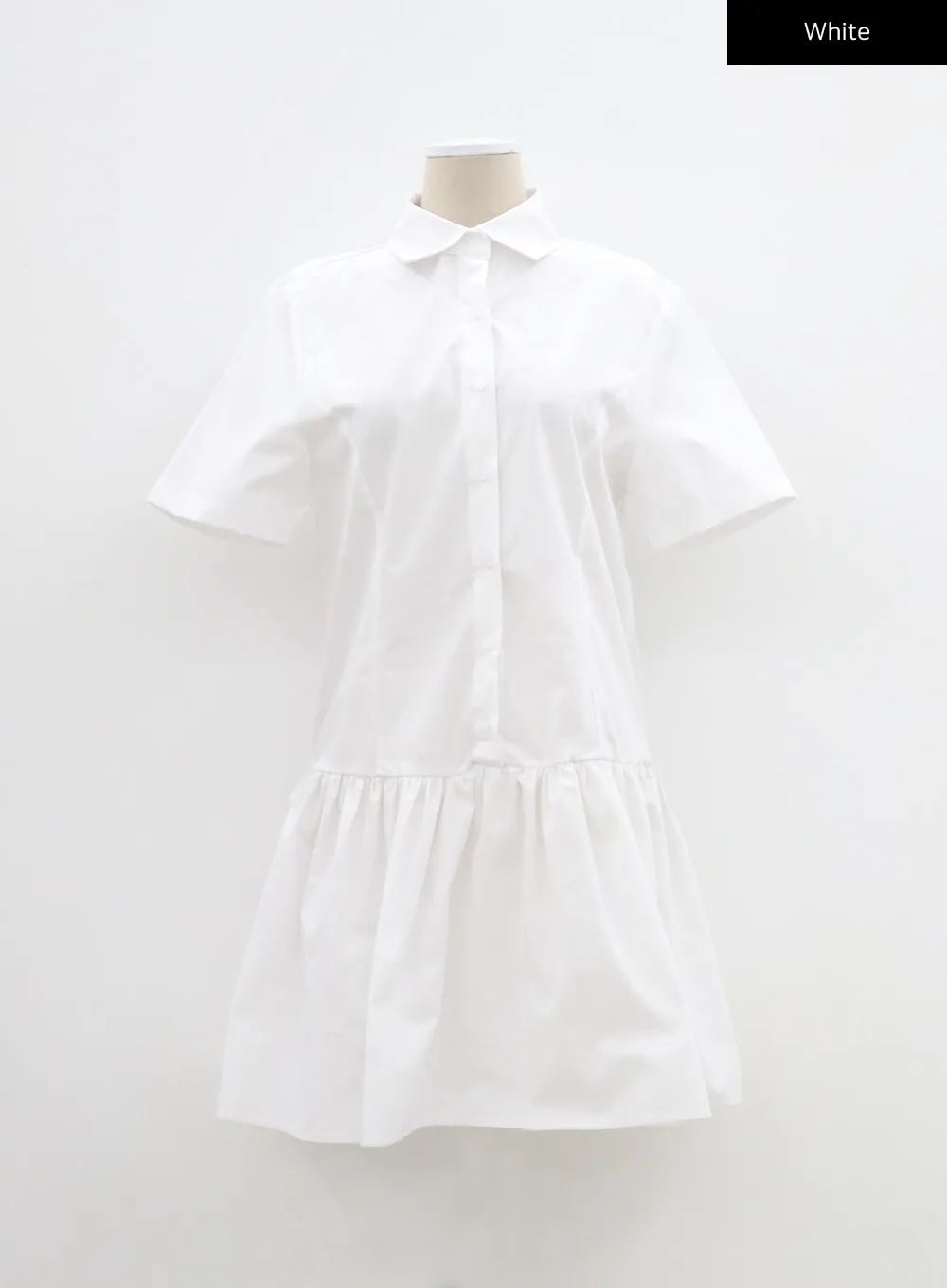 Short Sleeve Shirt Dress BM331