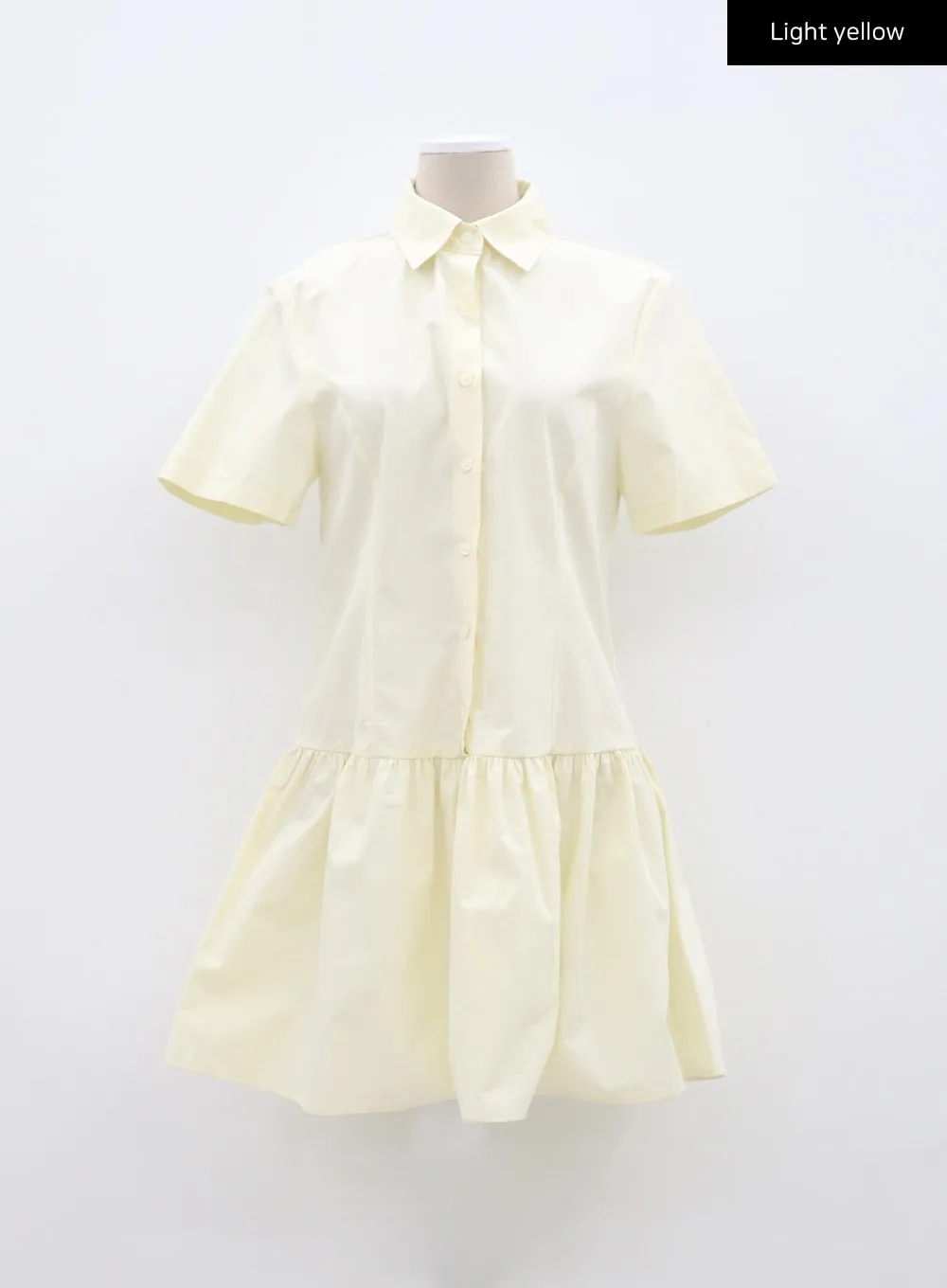 Short Sleeve Shirt Dress BM331