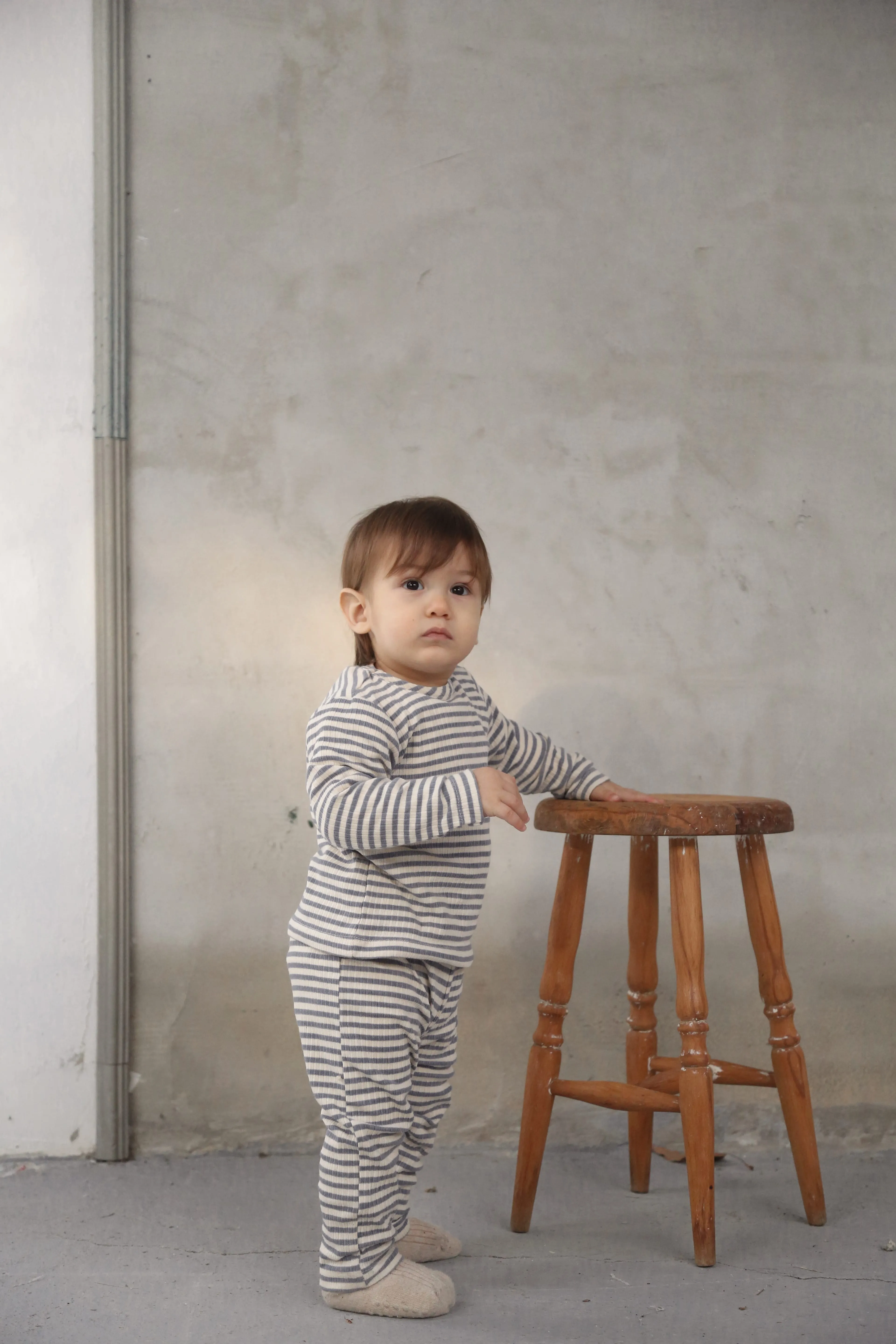 Striped Blue 2 Piece Set