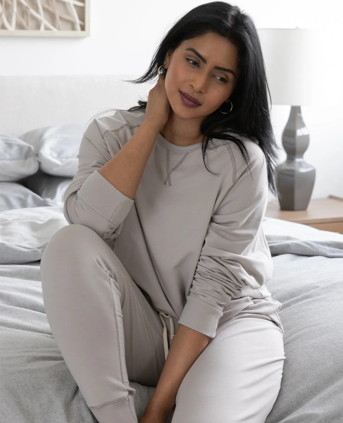 The After Work Sweatshirt Stone