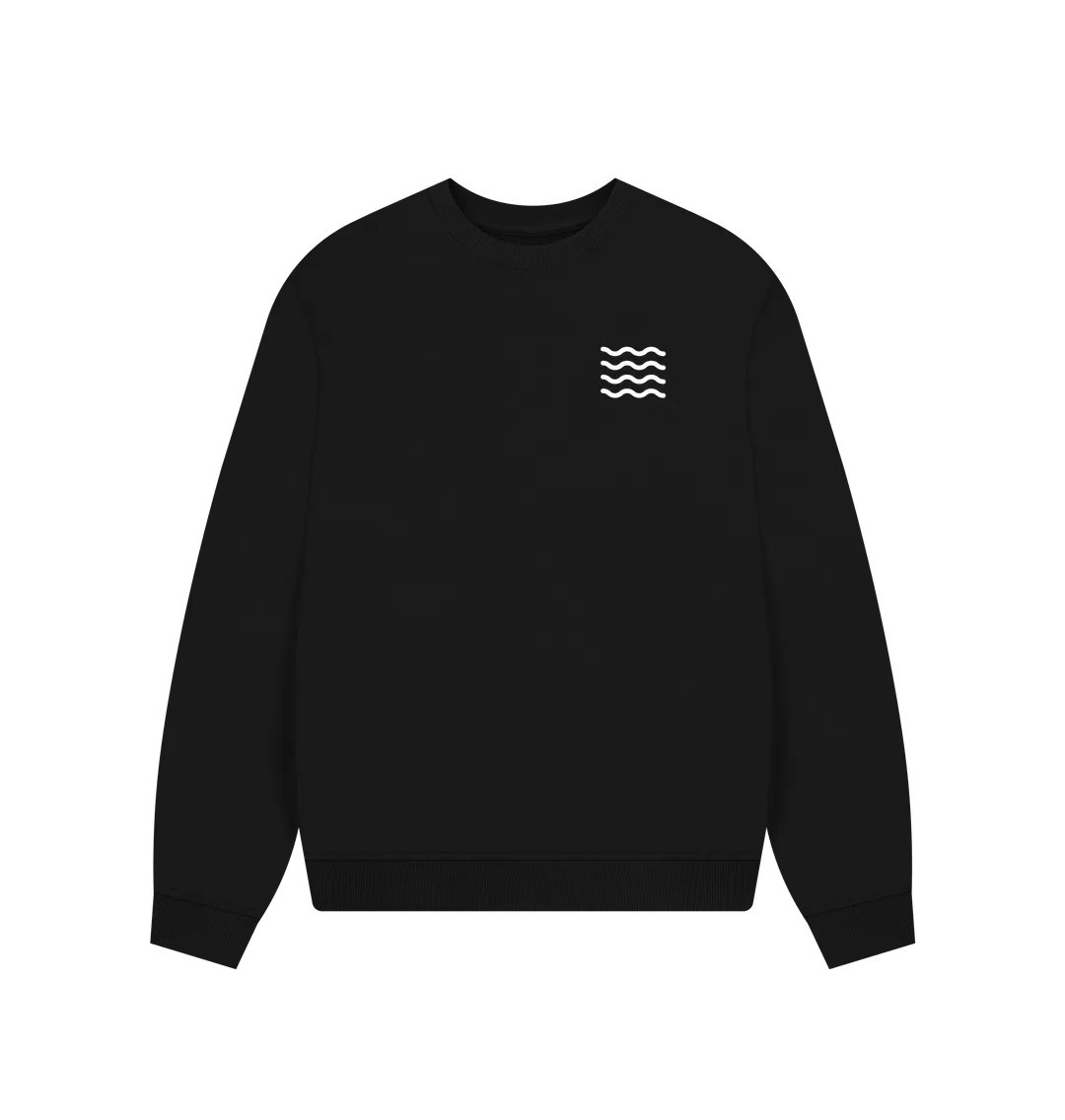 Two Sides Women's Oversized Sweatshirt WV