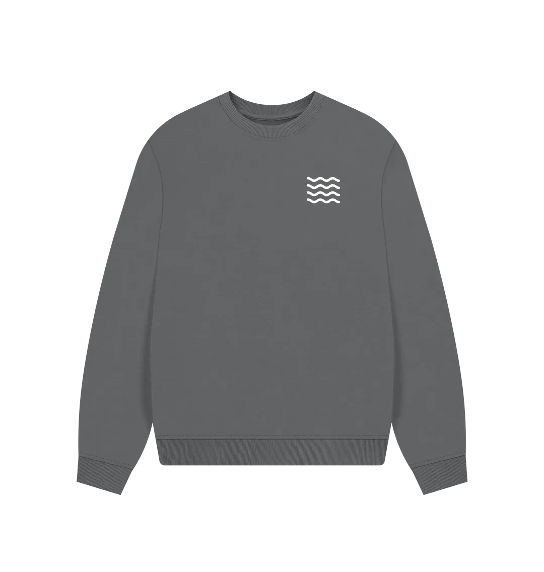 Two Sides Women's Oversized Sweatshirt WV